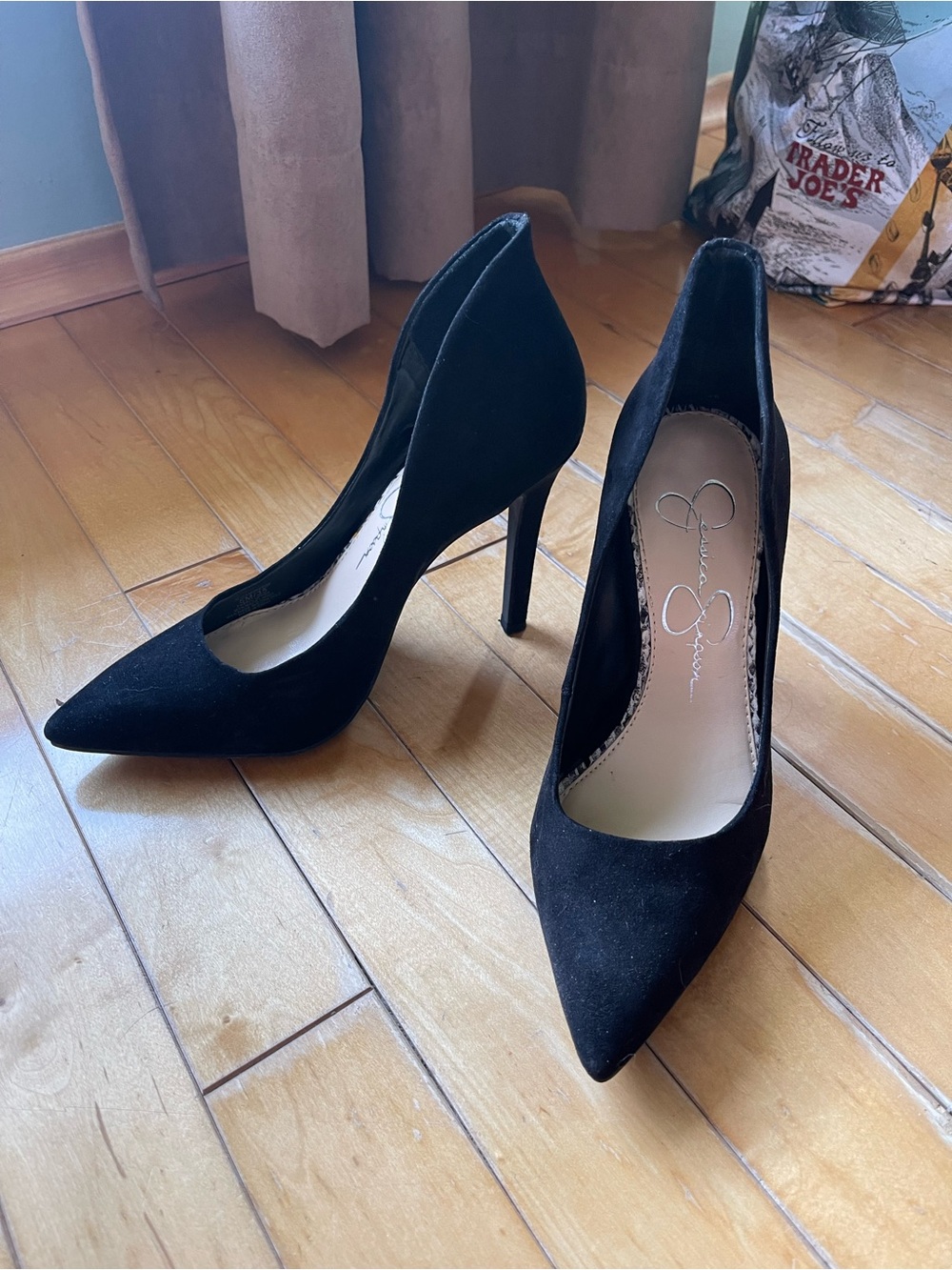 Black Suede Heels